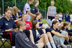 Das deutsche Damenteam in der Spielpause (© Hanna Harper)