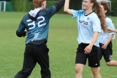Freude im Team: Gewonnen gegen Belgian Eagles (© Marta Garcia)
